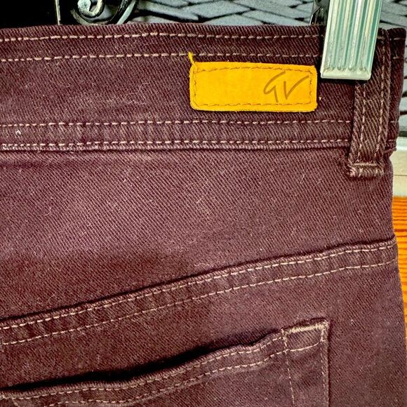 Gloria Vanderbilt Women Jeans Size 8S Burgundy Maroon Purple Slimming Stretch - Picture 4 of 8